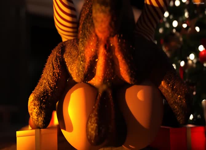 Video :Big ass Santa lady getting fucked by a dog's dick